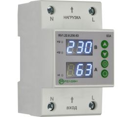 Реле контроля напряжения и тока РЕЛЕОН L+N; 230В AC; 63А, RV122823063 