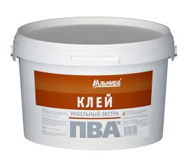 Клей ПВА Альмира мебельный- экстра Альмира 1 кг 00-00000387 