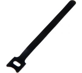 Стяжки-липучки для проводов ТУНДРА 150x10x1.5 мм, цвет черный, 10 шт. 9231308 