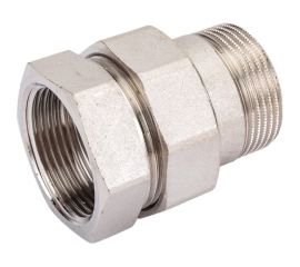 Разъемное соединение ""американка"" STOUT Sft-0045-000114 вн, никелированное, уплотнение под гайкой по плоскости, 1” 1/4 RG008Q1DK04A62 