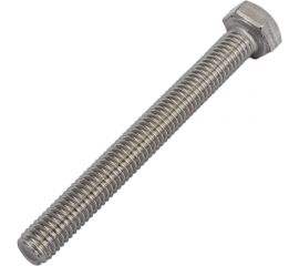 Нержавеющий болт с шестигранной головкой KREPFIELD M5x45 мм, DIN 933, А2, полная резьба, 30 шт. 933А2БОЛТ5Х45-30 