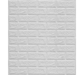 Самоклеящиеся 3D панели Центурион 700x770x3 мм Кирпич белый классический 79910 