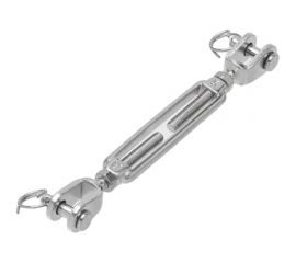 Нержавеющий талреп KREPFIELD М8, ART 8339, А4, вилка-вилка, открытый, 2 шт. 8339А4ТАЛРЕП8ММ-2 