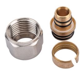 Обжимной коллекторный соединитель для металлополимерной трубы EUROS EU.ST3273035 16x2x12_k 