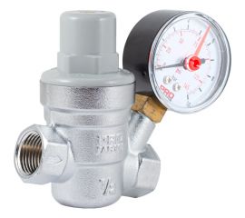 Редуктор давления PROFACTOR мембранный, с манометром, 1/2"" PF PRV 253G 