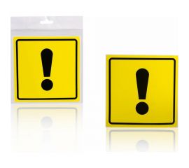 Знак Airline Начинающий водитель ГОСТ, внутренний, самоклеящийся, 150х150 мм, в упаковке 1шт. AZN11 