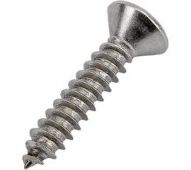 Нержавеющий саморез с потайной головкой KREPFIELD 4,2x22 мм, DIN 7982, А2, крестообразный шлиц PH, 50 шт. 7982А2САМОРЕЗ4.2X22-50 