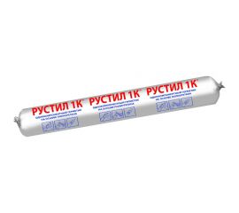 Полиуретановый герметик Рустил 1К 600 мл транспортный-черный RAL 9017 61458115 