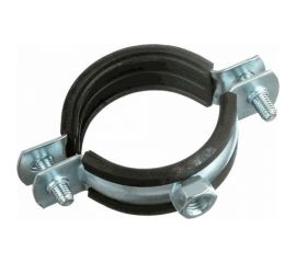 Оцинкованный хомут с резиновым уплотнителем Terma 110-114 мм (4), с гайкой М10 24040 28720 