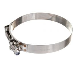 Усиленный хомут TITAN LOCK 114-122 мм, нержав. сталь AISI 304, лента+болт TL114-122RCSS 