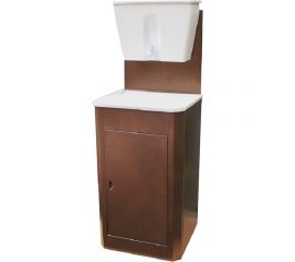 Дачный умывальник Лидер мойка пластик, без нагревателя воды, бак 17 л, антик медь 