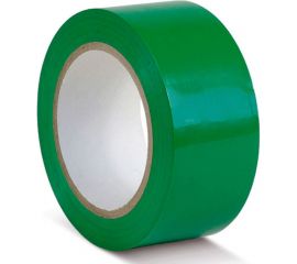 Лента для разметки самоклеящаяся Vell длина 33 м, ширина 50 мм, зеленая, 0,15 мм, ПВХ (Standart) 301585 