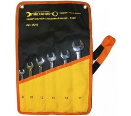 Набор комбинированных ключей 6шт в чехле 1/5/50 Энкор 26240 