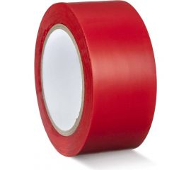 Лента для разметки самоклеящаяся Vell длина 33 м, ширина 50 мм, красная, 0,15 мм, ПВХ (Standart) 301584 