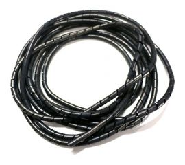 Спиральная оплетка PARLMU SWB 16-1, полиэтилен, размер 16, бухта 4 м, черная PR4100700 