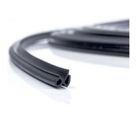 Уплотнитель для окон и дверей KOMFORT москитные системы rehau 4952 ПВХ, усиленный, серый, тэп 10 м УПЛ0512 