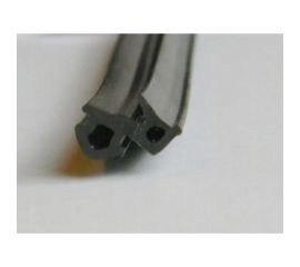 Уплотнитель veka 253 для окон и дверей KOMFORT москитные системы ПВХ, усиленный, черный, тэп, 6м УДЧ02926 