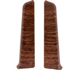 Торцевые заглушки для плинтуса DECONIKA (85 мм; 291 Орех; 2 шт.) Д-П85-Тп-Ф1 291 ОРХ 