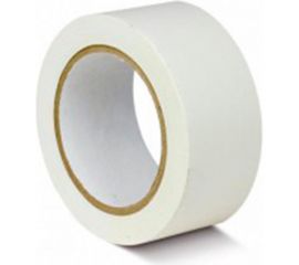 Лента для разметки самоклеящаяся Vell длина 33 м, ширина 50 мм, белая, 0,15 мм, ПВХ (Standart) 301586 