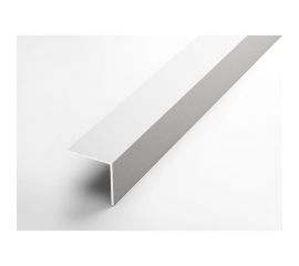 Декоративный угловой профиль ЛУКА алюминиевый, 25х25х1,2 мм, 2,7 м, 5 шт./уп. белый УТ000020818 