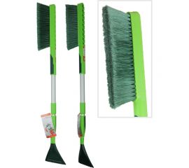 Щетка для снега cо скребком LI-SA раздвижная (82-100 см), салатово-зеленая (LS279) NEW 48333 