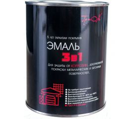 Эмаль 3в1 Триоль графит, полуматовая T3V1GRT08 