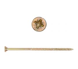 Саморез КРЕП-КОМП желтый цинк, POZY, 4,5x80, 20 шт. жд4580мф 