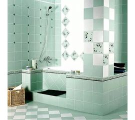 Керамический гранит KERAMA MARAZZI Калейдоскоп 20x20x0.8 см, белый (1, Т 55, К 08) 23 шт SG1544N 