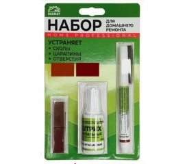 Набор для реставрации мебели, домашнего ремонта Resmat красно-коричневый арт. 2914 