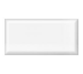 Керамическая плитка KERAMA MARAZZI Карнавал в Венеции 9.9x20x0.92 см, белый, грань, матовый 40 шт 19028 N 