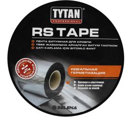 Кровельная битумная лента TYTAN PROFESSIONAL 15 см, 10 м, антрацит 249164 