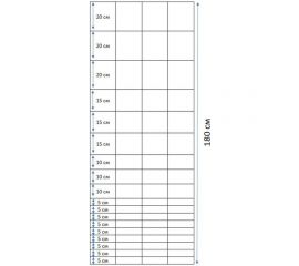 Сетка шарнирная оцинкованная VOLOKA 180/19/15 Ф1,6/2,0 рулон1,8x50 м СШ-180/19-1.8Ц/50 