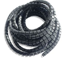 Спиральный защитный рукав PARLMU LXQ 16-3-k10 полиэтилен, размер 16, цвет серый, длина 10 м PR5000300-10 