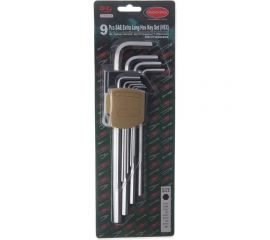 Набор 6-гранных Г-образных ключей ROCKFORCE 9 пр. в пластиковом держателе RF-5093XLS 