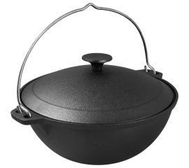 Казан с крышкой MYRON COOK чугун, 4 л MC0042 