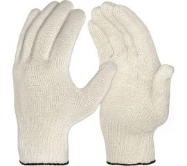 Рабочие перчатки Белона белые, 5 нитка, класс 10, без пвх, 100 пар П-02 5.10.Б 
