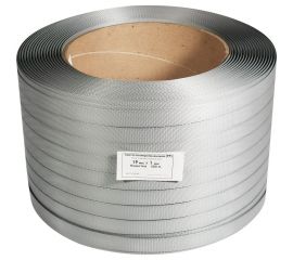 Лента Кордленд ПП, 19x1 мм х 0,5 км, 360 кгс, серый, М/ПА PP-00727 