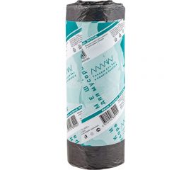 Мешки мусорные черные Эконом 600x700 мм, 60 л, 20 шт/рул, 7 мкм, пнд ALMIN УИ-090617al 