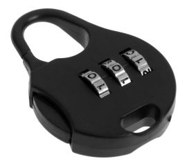 Навесной кодовый замок ТУНДРА ZK021 цвет черный 6969729 