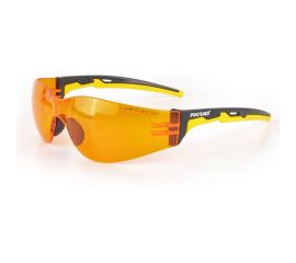 Защитные открытые очки с мягким носоупором РОСОМЗ о15 hammer active strong glass светло-оранжевые 11550-5 