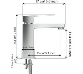 Смеситель для раковины TOKITO TOK-AKA-1011 
