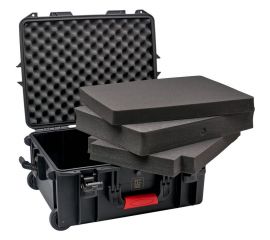 Ударопрочный кейс с выдвижной ручкой и на колесах DGCASE @60-02 