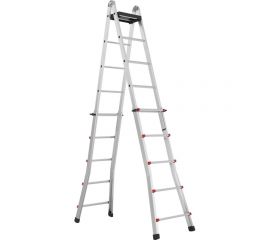 Телескопическая лестница-стремянка Svelt Scalissima 10+10R ступеней SSCAL010R 