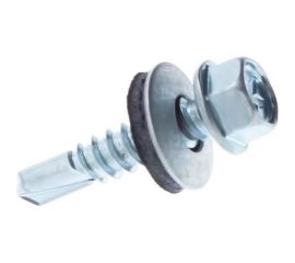 Саморез Мир крепежа 5,5x50 кровельный по металлу цинк (100 шт) Т0000007660 