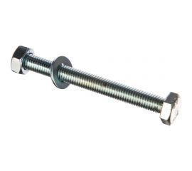 Болт с ш/г полная резьба Качественный КРЕПЕЖ набор DIN 933 10х100 6 шт 0301075 КЧ 