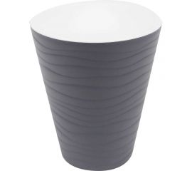 Горшок ООО КЗНМ валенсия антрацит d 17 см, 2,8 л 527662 