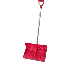 Снеговая углубленная лопата 500x335мм ударопрочный пластик, стальная планка с ребром жесткости и V-образной ручкой Gigant AVG-13 