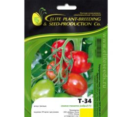 Т-34 F1 семена томата 10 шт ЭС мини ELITE PLANT-BREEDING & SEED PRODUCTION Co. 1026994900 