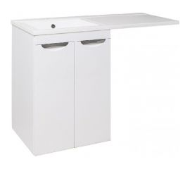 Тумба RUNO Лира 60 под умывальник Гамма 120 лайт белый УТ000003443 