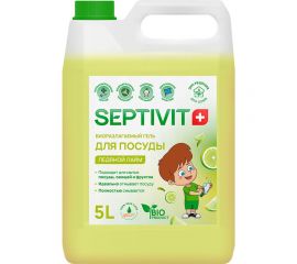 Гель для посуды SEPTIVIT ""Ледяной Лайм"", 5л 102_5 